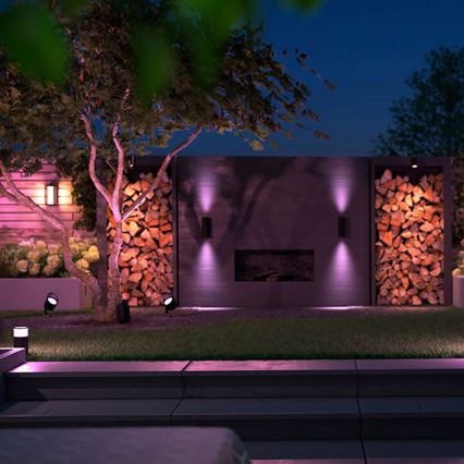 Philips - LED RGBW prigušiva spoljašnje zidno svetlo Hue APPEAR 2xLED/8W/230V IP44