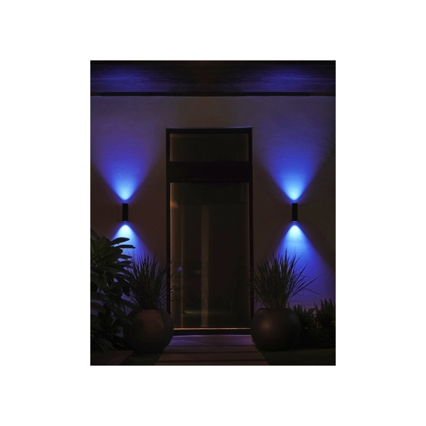 Philips - LED RGBW prigušiva spoljašnje zidno svetlo Hue APPEAR 2xLED/8W/230V IP44