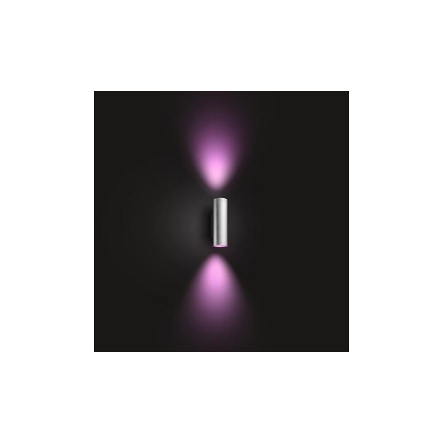 Philips - LED RGBW prigušiva spoljna zidna svetiljka Hue APPEAR 2xLED/8W/230V IP44
