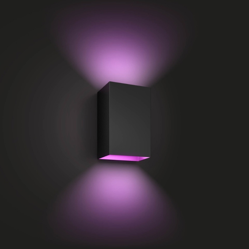 Philips - LED RGBW prigušiva spoljna zidna svetiljka Hue RESONATE 2xLED/8W/230V 2000-6500K IP44