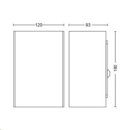 Philips - LED RGBW prigušiva spoljna zidna svetiljka Hue RESONATE 2xLED/8W/230V 2000-6500K IP44