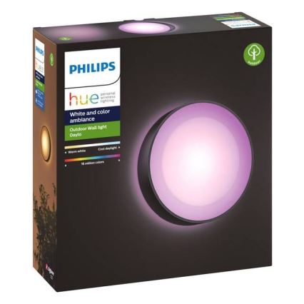 Philips - LED RGBW prigušiva spoljašnja zidna svetiljka Hue DAYLO LED/15W/230V 2000-6500K IP44