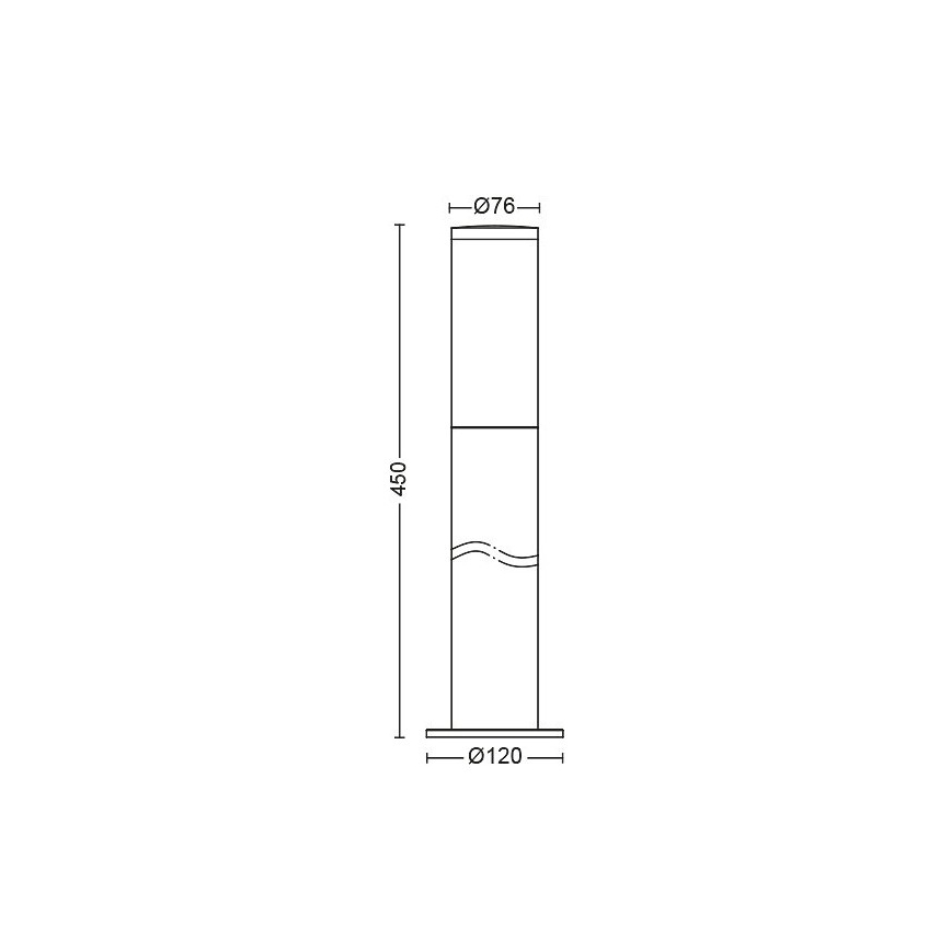 Philips - Spoljašnja lampa 1xE27/20W/230V IP44 45 cm