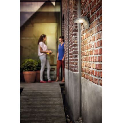 Philips 17808/87/16 - LED Solarna lampa sa senzorom za pokret i dan/noć MYGARDEN DUSK 1xLED/1W/3,7V 2200 mAh IP44