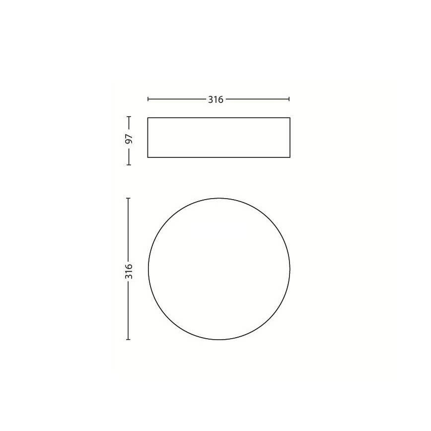 Philips - Plafonjera 2xE27/23W/230V