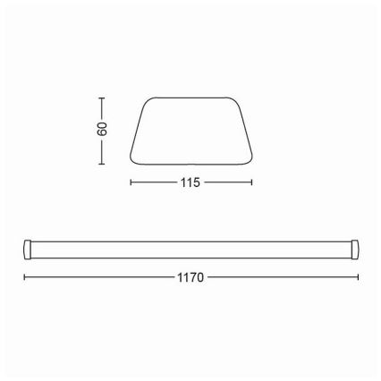 Philips - LED Lampa za ispod ormarića LED/50W/230V 4000K