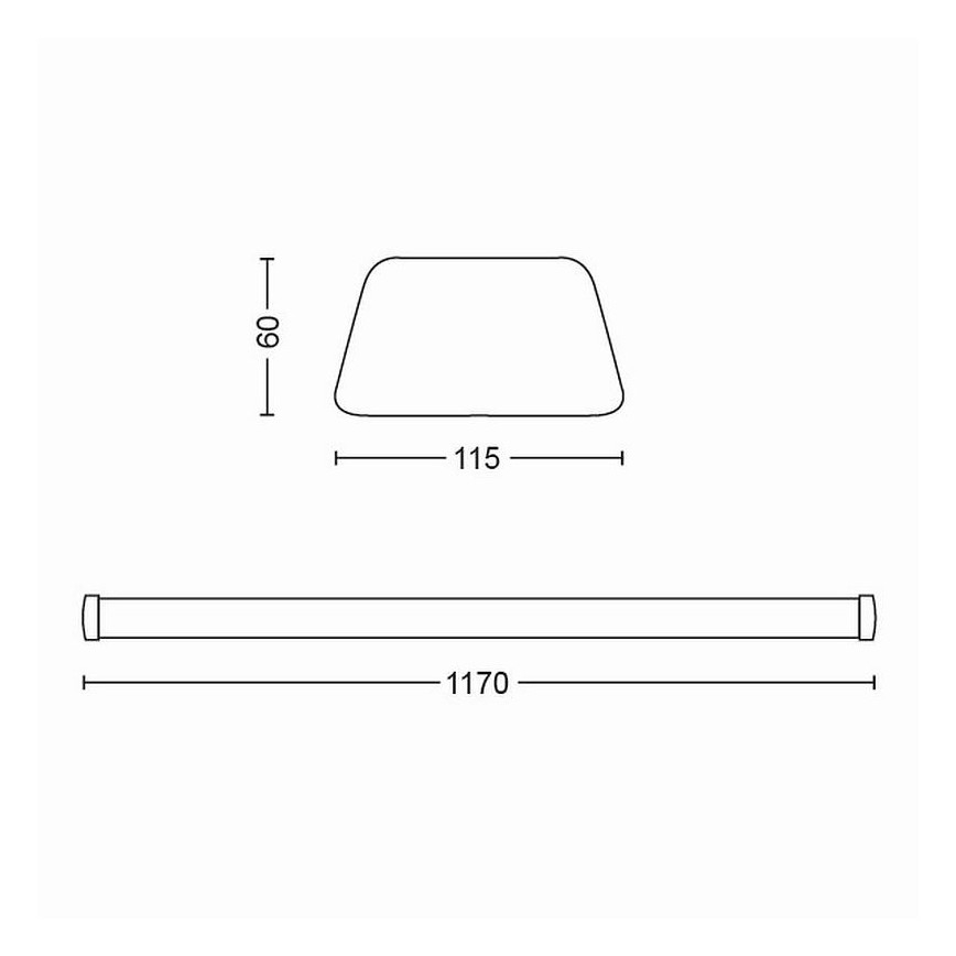 Philips - LED Lampa za ispod ormarića LED/50W/230V 4000K