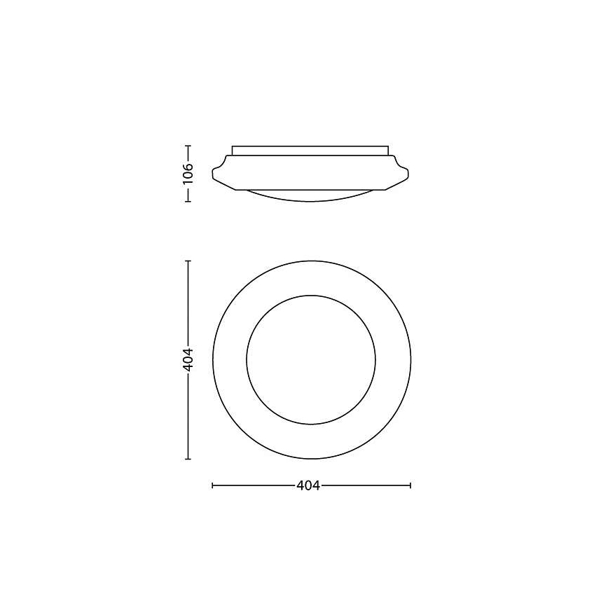 Philips - LED Plafonjera LED/22W/230V 2700K