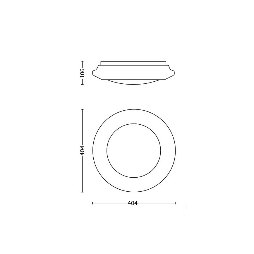 Philips - LED Plafonjera LED/22W/230V 4000K