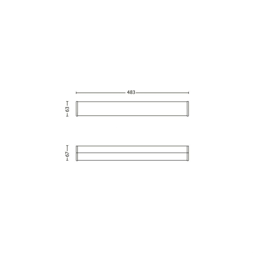 Philips - LED zidno svetlo za kupatilo 3xLED/2,5W IP44