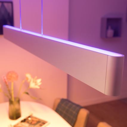 Philips - LED RGBW prigušiva viseći luster na sajli Hue ENSIS White And Color Ambiance 2xLED/39W/230V