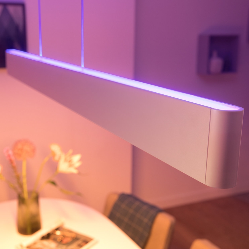 Philips - LED RGBW prigušiva viseći luster na sajli Hue ENSIS White And Color Ambiance 2xLED/39W/230V