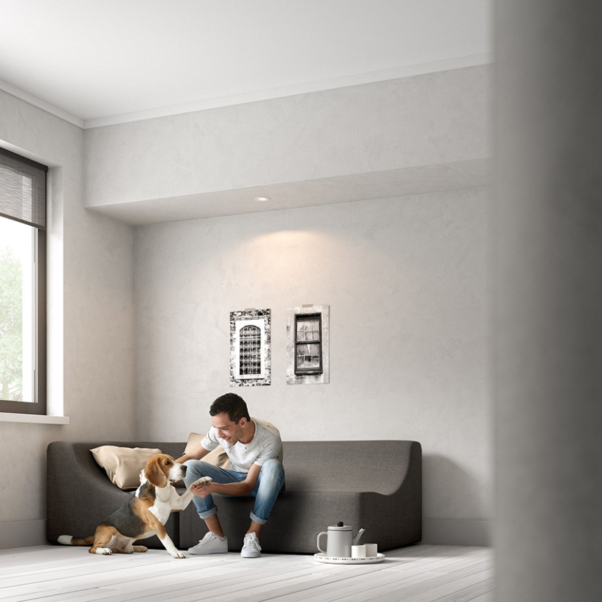 Philips 50391/31/PN - Ugradno plafonsko svetlo MYLIVING DONEGAL 1xGU10/5,5W/230V