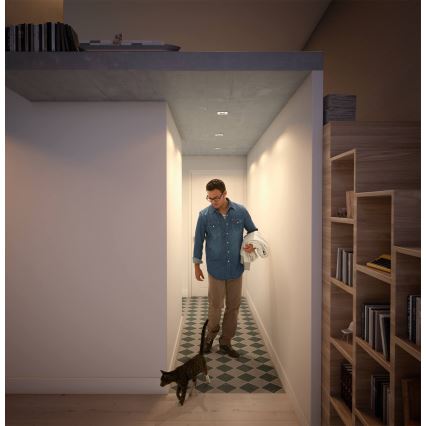 Philips  50393/11/P0 - KOMPLET 3x LED prigušiva ugradna plafonska svetiljka SHELLBARK LED/4,5W/230V