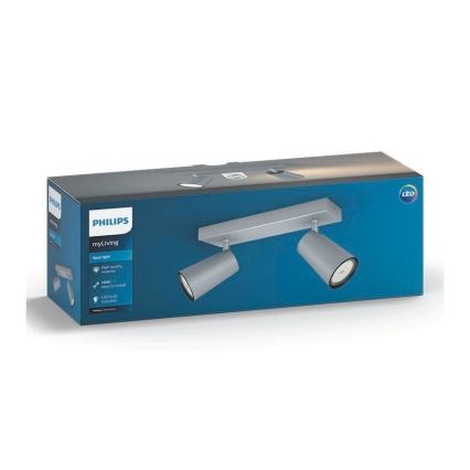 Philips - Spot svetiljka 2xGU10/5,5W/230V
