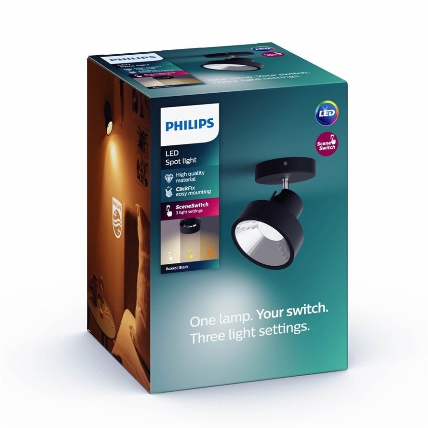 Philips 50601/30/P0 - LED spot svetiljka BUKKO LED/4,5W/230V