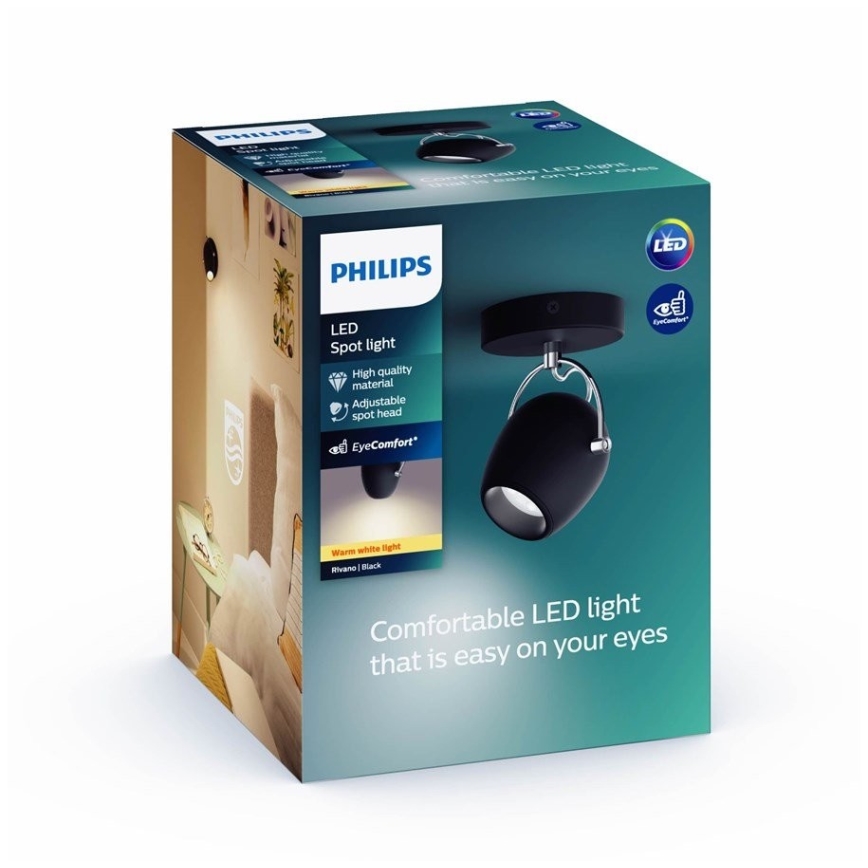 Philips 50611/30/P0 - LED spot svetlo RIVANO LED/4,3W/230V
