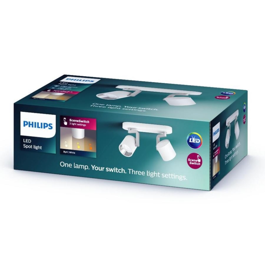 Philips - LED prigušiva spot svetiljka 2xLED/4.5W/230V