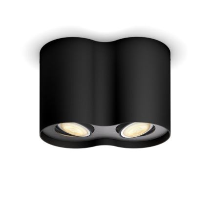 Philips - LED prigušiva svetiljka Hue PILLAR 2xGU10/5W/230V + daljinski upravljač