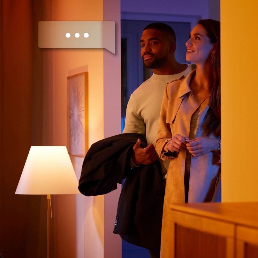 Philips - LED prigušiva svetiljka Hue PILLAR 2xGU10/5W/230V + daljinski upravljač