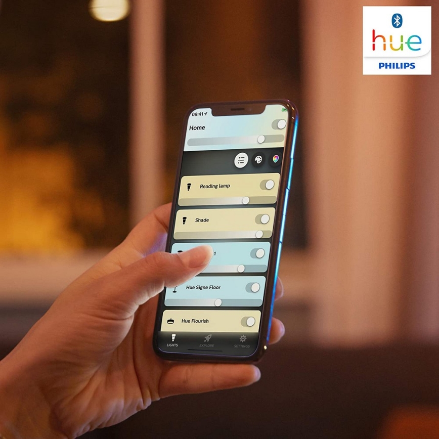 Philips - LED prigušiva svetiljka Hue PILLAR 2xGU10/5W/230V + daljinski upravljač