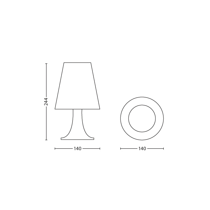 Philips - LED dečija stona lampa 1xLED/2,3W/230V