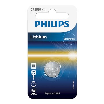 Philips CR1616/00B - Litijumska dugmićasta baterija CR1616 MINICELLS 3V 52mAh