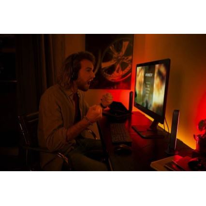 Philips - Set za proširenje LED RGB prigušiva stona lampa Hue PLAY LED/6W/230V crna