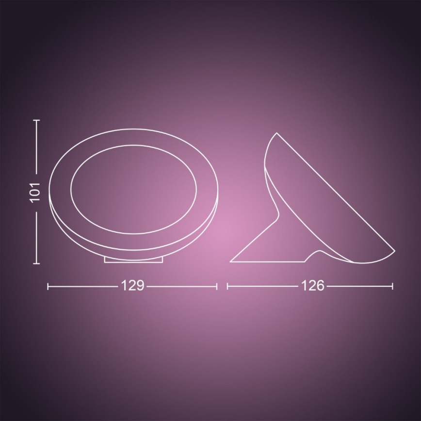 Philips Hue BLOOM - prigušiva LED RGB stona lampa 1xLED/7,1W/230V