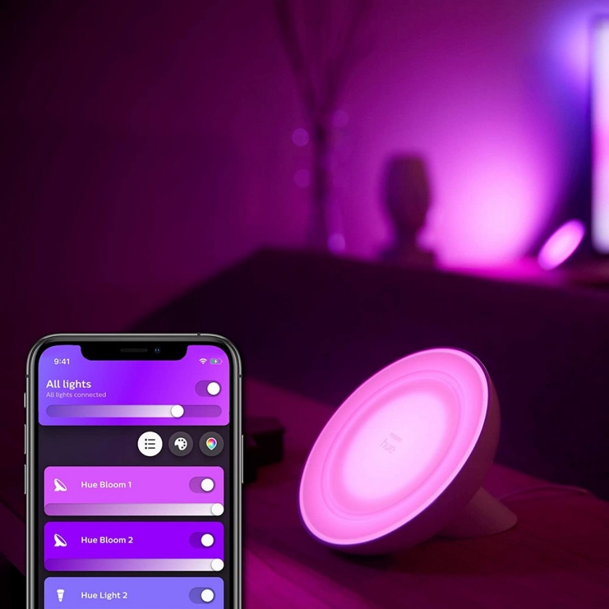 Philips Hue BLOOM - prigušiva LED RGB stona lampa 1xLED/7,1W/230V