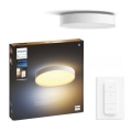 Philips - Hue LED prigušiva plafonska lampa LED/48W/230V 2200-6500K prečnik 551 mm bela + daljinski upravljač