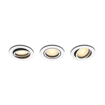 Philips - Komplet 3x LED prigušiva ugradna plafonska svetiljka Hue MILLISKIN 1xGU10/4,2W/230 2200-6500K