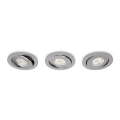 Philips - KOMPLET 3x LED prigušiva ugradna plafonska svetiljka LED/4,5W/230V