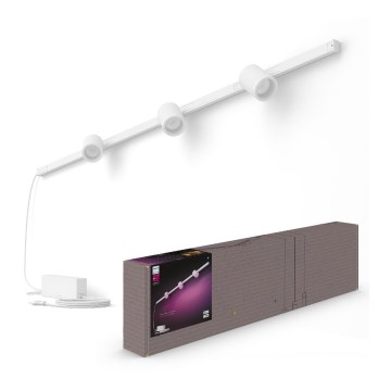 Philips - KOMPLET 3x LED RGB prigušiva svetiljka za šinski sistem Hue PERIFO LED RGB/15,6W/230V 2000-6500K