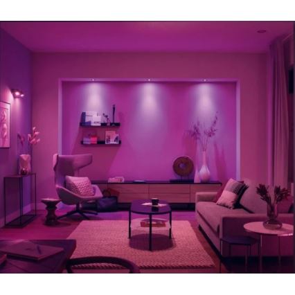 Philips - Komplet 3x LED RGB prigušiva ugradna svetla Hue CENTURA 1xGU10/5,7W/230V 2000-6500K