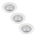 Philips - KOMPLET 3x LED ugradna svetla TARAGON LED/4,5W/230V 2700K