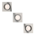Philips - KOMPLET 3x ugradna svetla 1xGU10/5,5W/230V