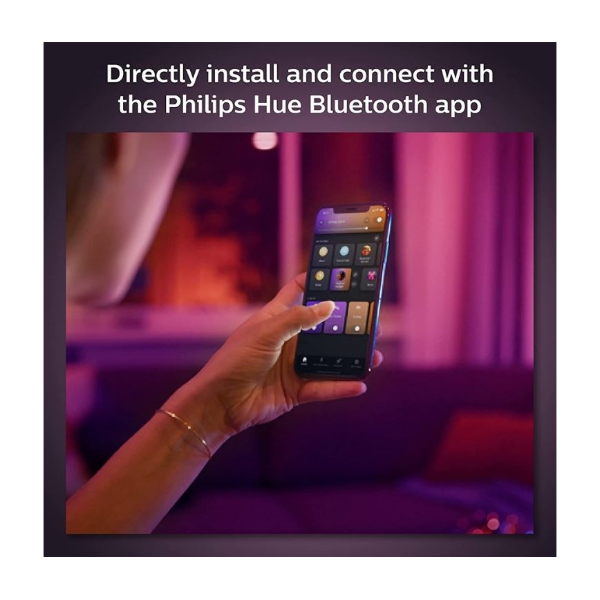 Philips - SET od 4 RGB LED prigušiva spot svetla za šinski sistem Hue PERIFO LED/20,8W/230V 2000-6500K