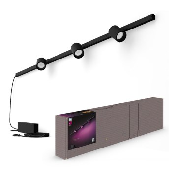 Philips - Komplet od 3 LED RGB prigušiva svetla za šinski sistem Hue PERIFO LED RGB/15,6W/230V 2000-6500K