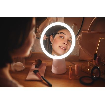 Philips - Kozmetičko ogledalo sa LED osvetljenjem i prigušiva MIRROR LED/4,5W/5V