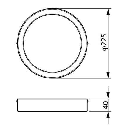 Philips - LED Plafonjera LEDINAIRE LED/19,5W/230V 3000K IP40
