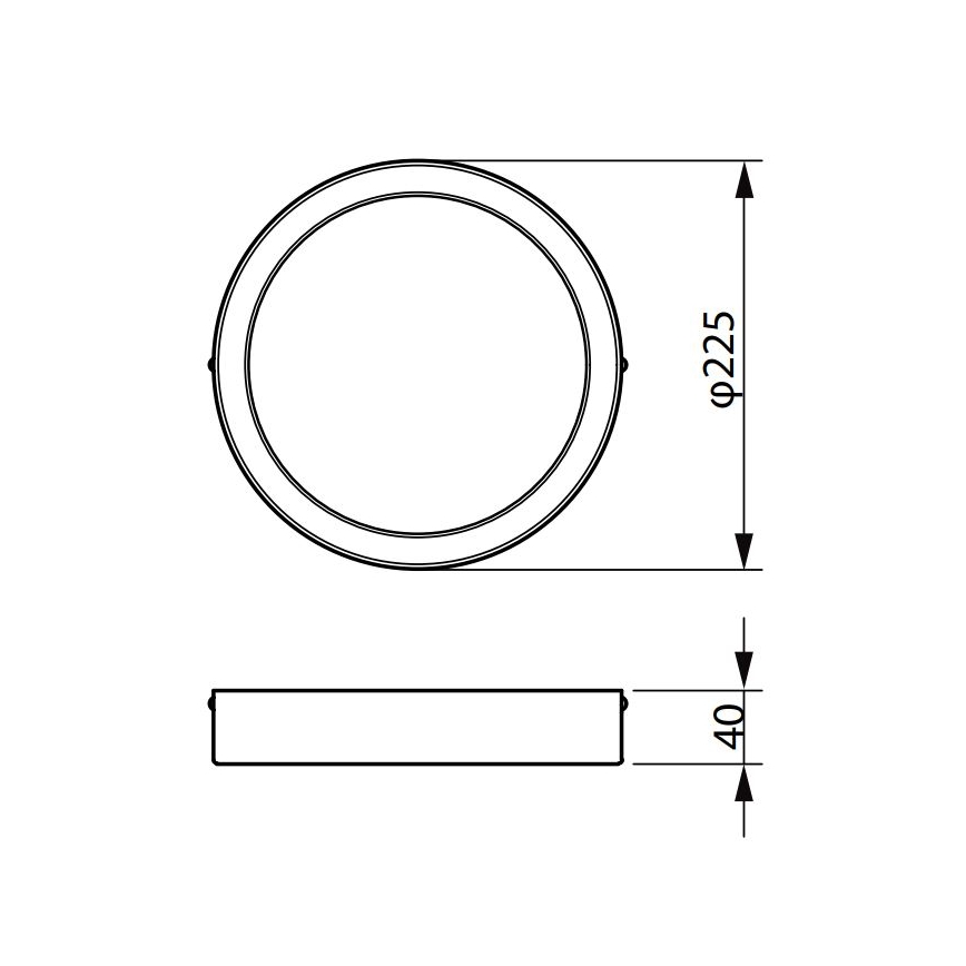 Philips - LED Plafonjera LEDINAIRE LED/19,5W/230V 3000K IP40