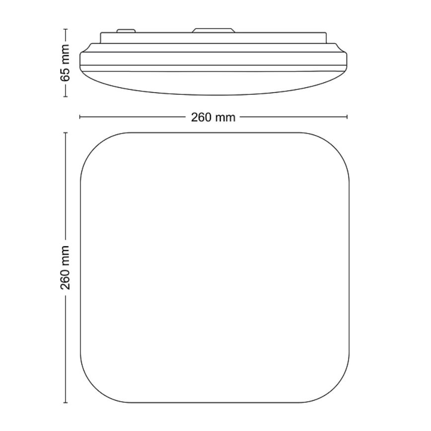 Philips - LED Plafonjera LED/12W/230V 2700K