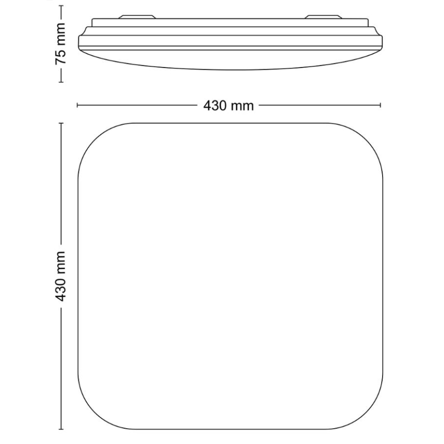 Philips - LED Plafonjera LED/24W/230V 2700K