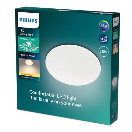 Philips - LED Plafonjera MOIRE LED/36W/230V 2700K