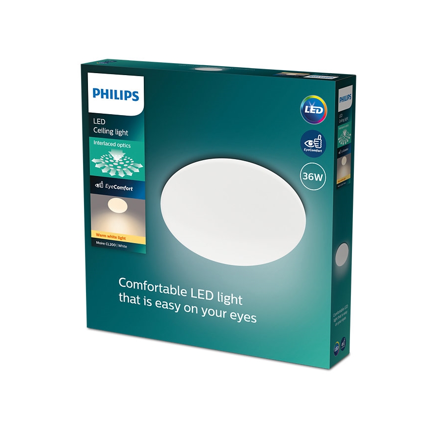 Philips - LED Plafonjera MOIRE LED/36W/230V 2700K