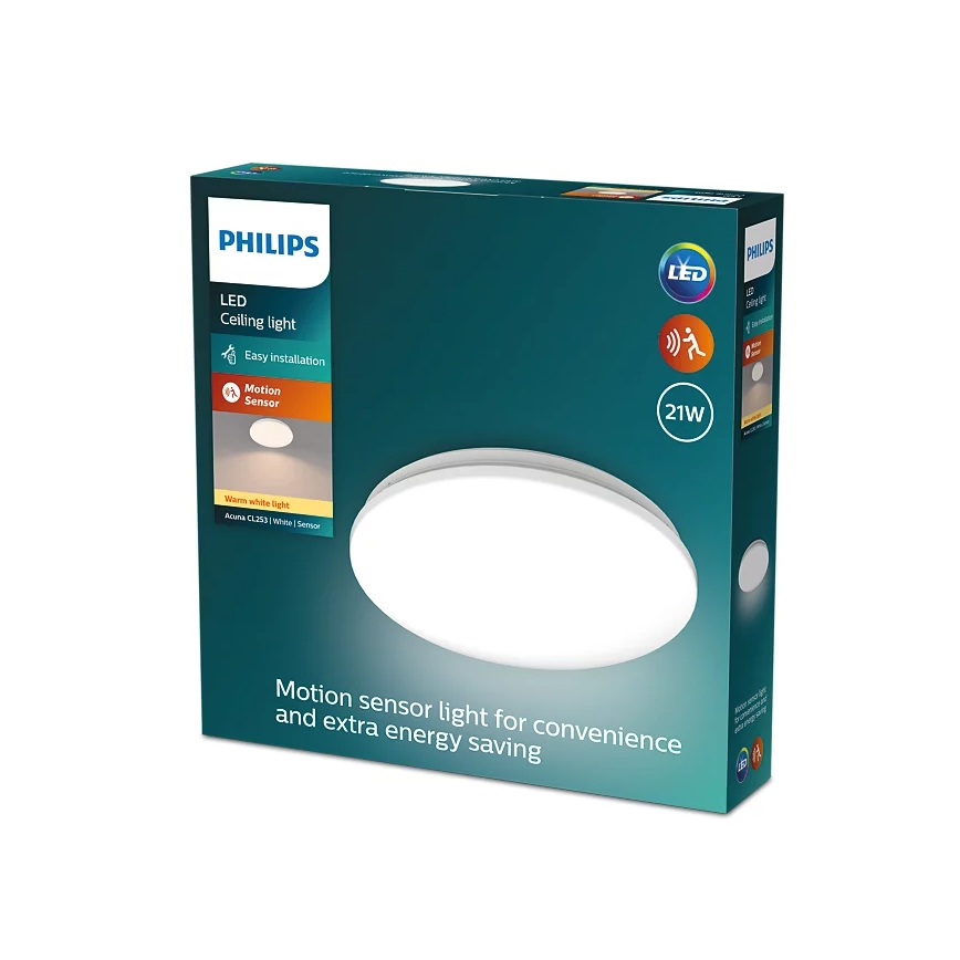 Philips - LED Plafonjera sa senzorom ACUNA LED/21W/230V 2700K