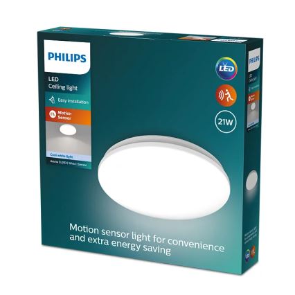 Philips - LED Plafonjera sa senzorom ACUNA LED/21W/230V 4000K