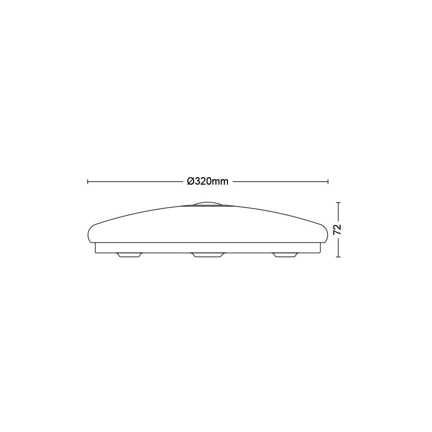 Philips - LED Plafonjera sa senzorom LED/16W/230V 4000K