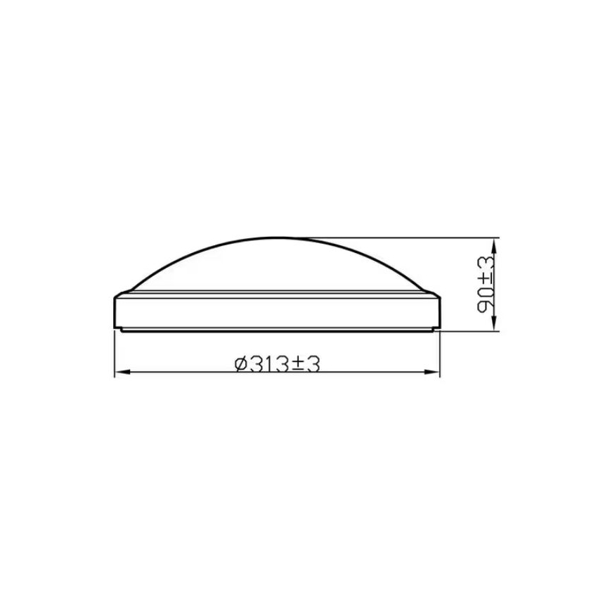 Philips - LED plafonsko svetlo za kupatilo LED/17W/230V 2700K IP44